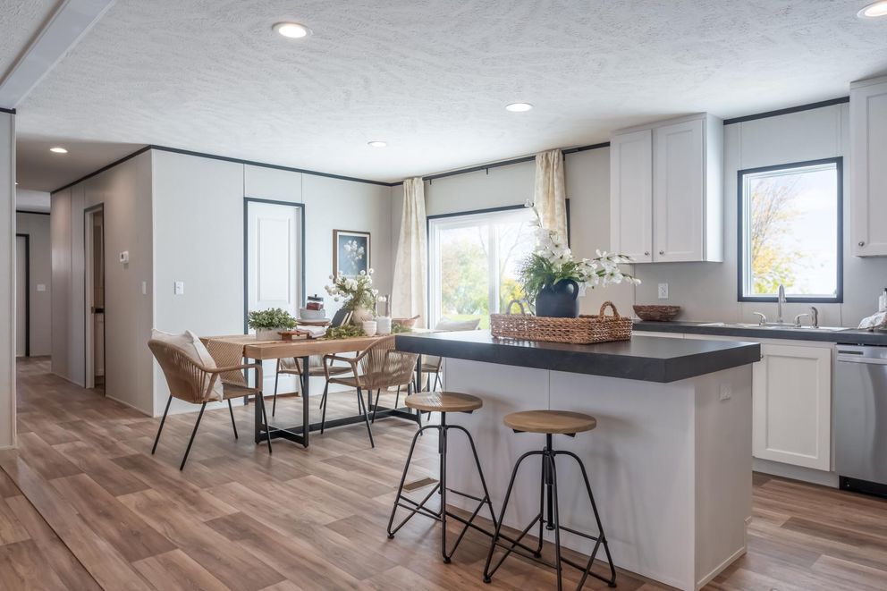 The ELEMENT Kitchen. This Manufactured Mobile Home features 3 bedrooms and 2 baths.