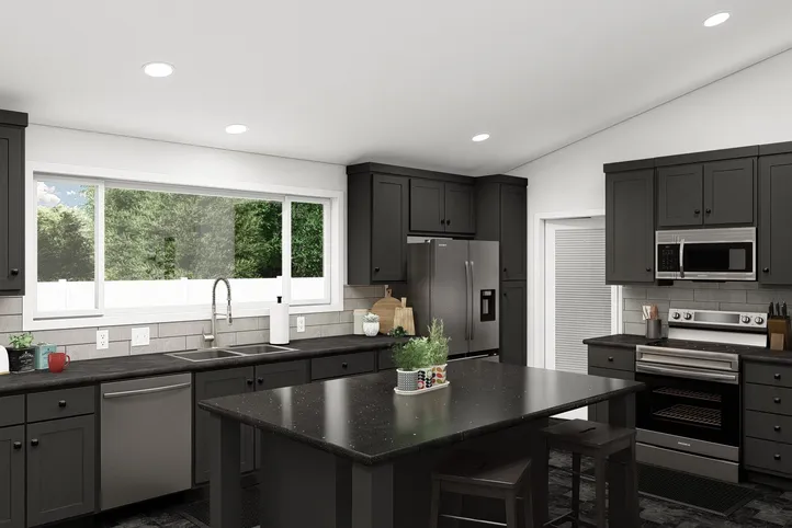 The ING564F SHASTA              GW Kitchen. This Manufactured Mobile Home features 3 bedrooms and 2 baths.