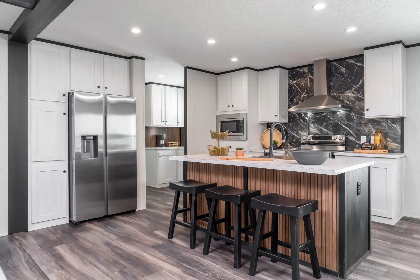 The THE DARK NOVA Kitchen. 