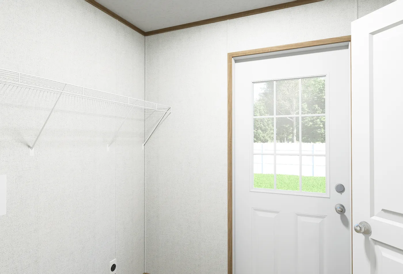 The ATLAS Utility Room. This Manufactured Mobile Home features 2 bedrooms and 2 baths.