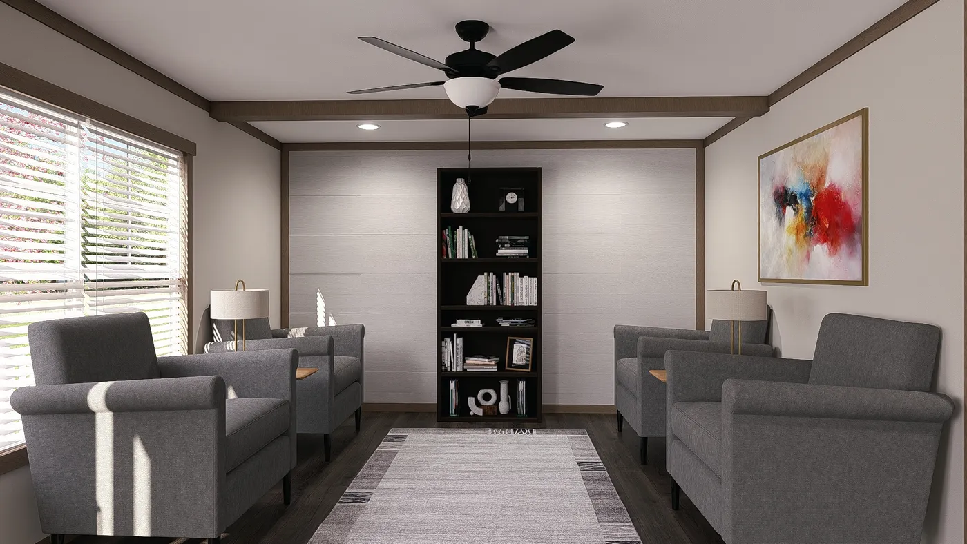 The ISABELLA Den. This Manufactured Mobile Home features 3 bedrooms and 2 baths.