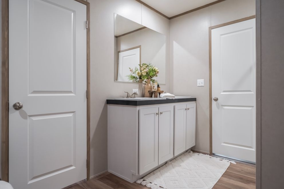 The VISTA Primary Bathroom. This Manufactured Mobile Home features 3 bedrooms and 2 baths.