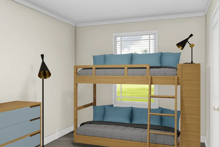 The RENEGADE 48A Bedroom. This Manufactured Mobile Home features 3 bedrooms and 2 baths.