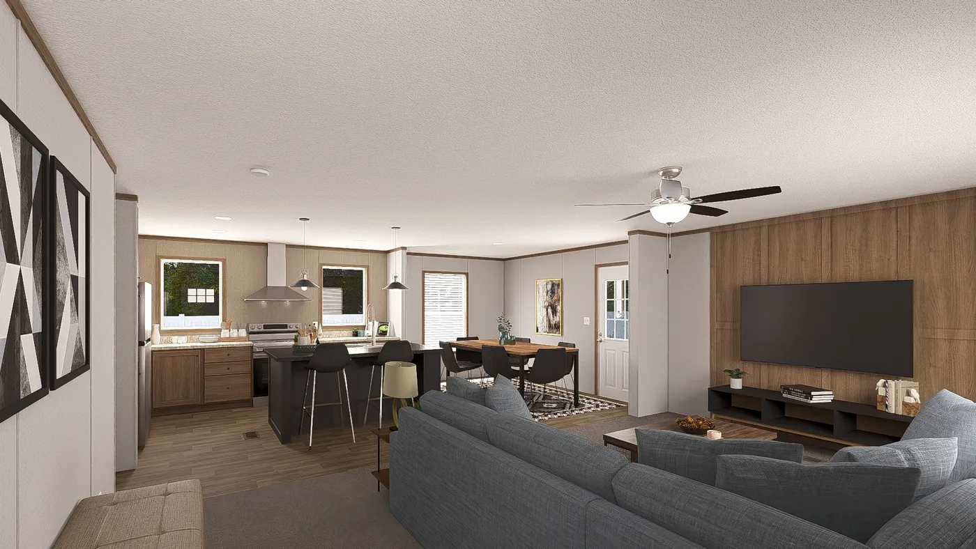 The THE RESERVE 52 Foyer. This Manufactured Mobile Home features 3 bedrooms and 2 baths.
