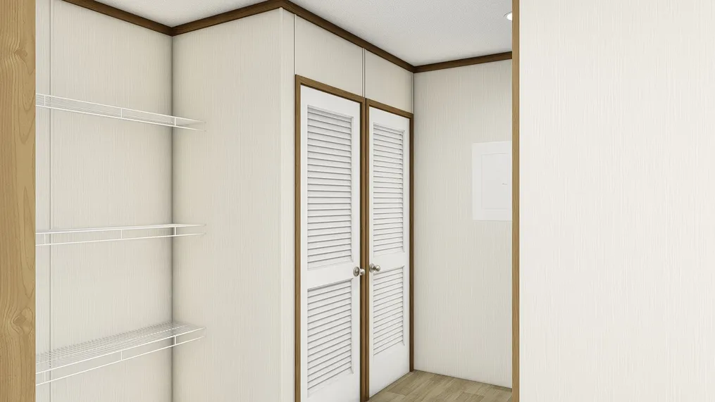 The THE DISCOVER Utility Room. This Manufactured Mobile Home features 3 bedrooms and 2 baths.