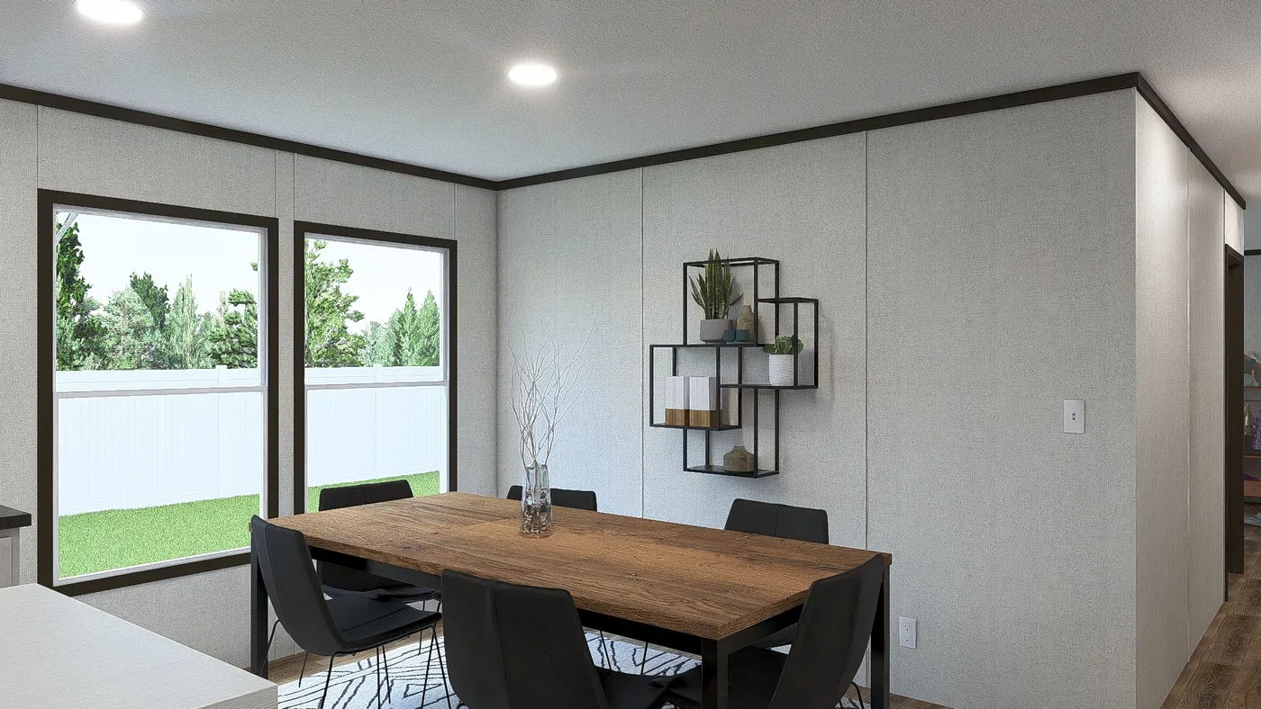 The EMPOWER Dining Area. This Manufactured Mobile Home features 4 bedrooms and 2 baths.