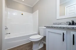 The HAWTHORNE Guest Bathroom. This Manufactured Mobile Home features 3 bedrooms and 2 baths.