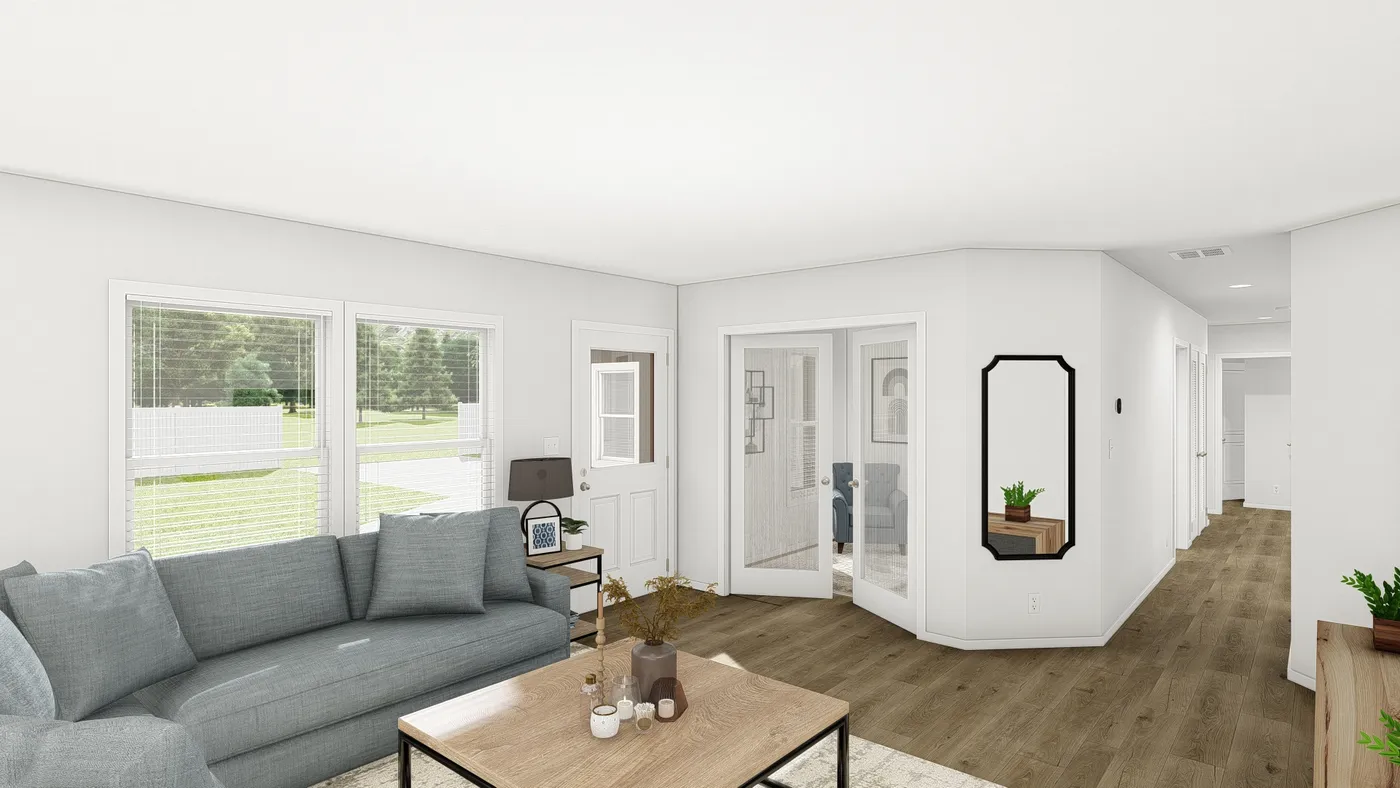 The DRM484F 48'              DREAM Foyer. This Manufactured Mobile Home features 4 bedrooms and 2 baths.