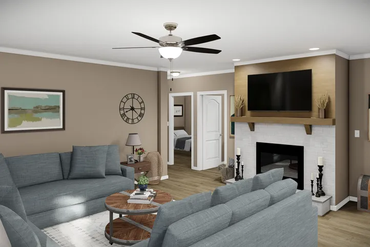 The THE BANDON Foyer. This Manufactured Mobile Home features 3 bedrooms and 2 baths.