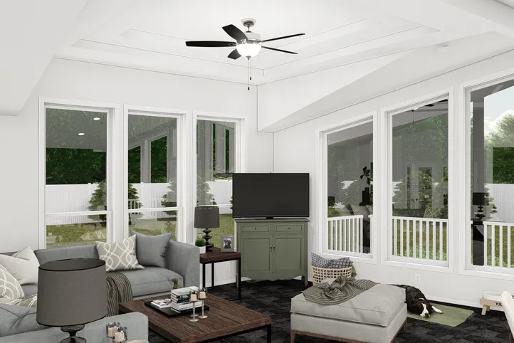 The ING564F SHASTA              GW Living Room. This Manufactured Mobile Home features 3 bedrooms and 2 baths.