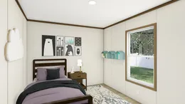 The AMBITION Bedroom. This Manufactured Mobile Home features 4 bedrooms and 2 baths.