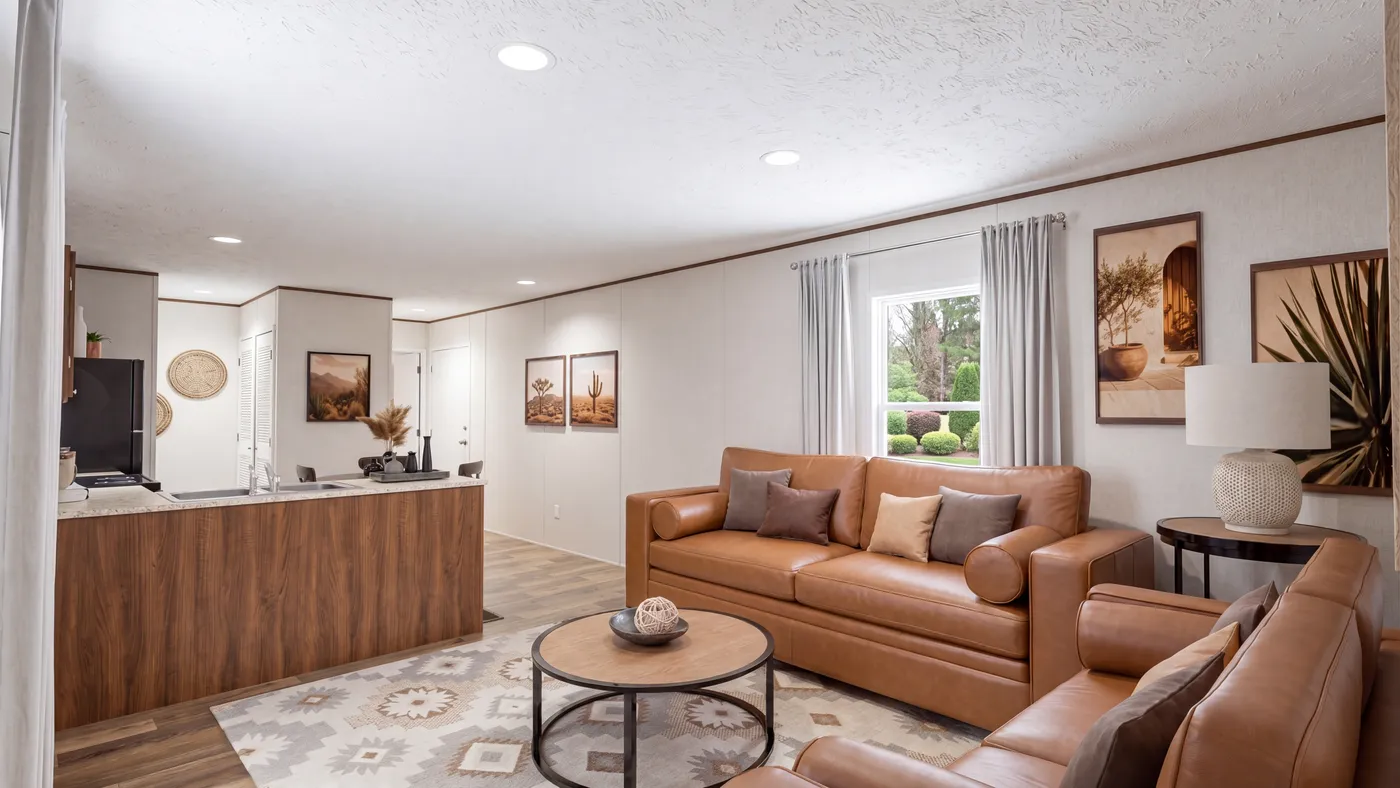 The HICKORY Foyer. This Manufactured Mobile Home features 3 bedrooms and 2 baths.