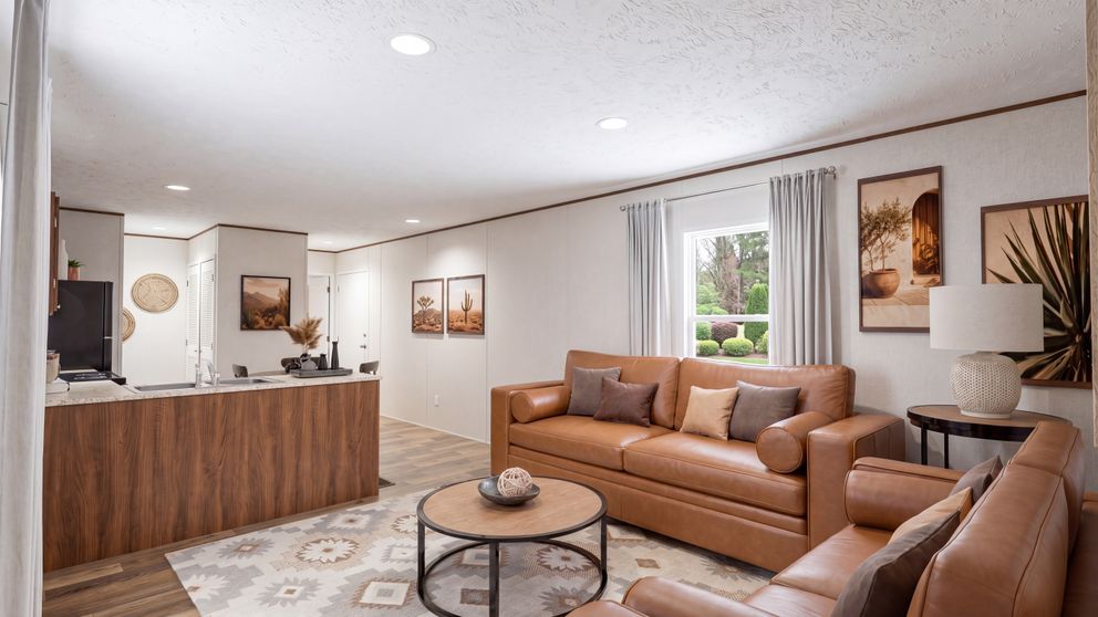 The HICKORY Foyer. This Manufactured Mobile Home features 3 bedrooms and 2 baths.