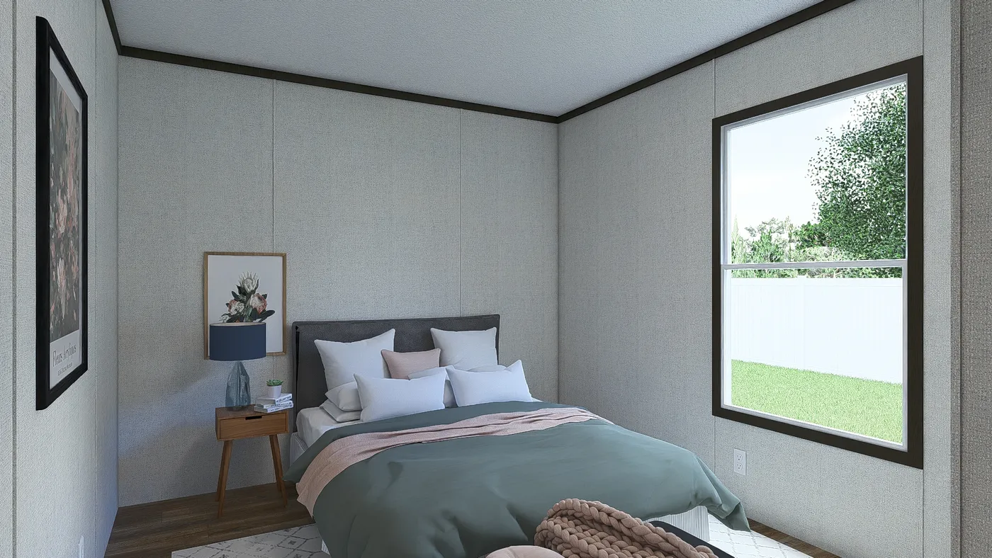 The REVEAL Guest Bedroom. This Manufactured Mobile Home features 3 bedrooms and 2 baths.