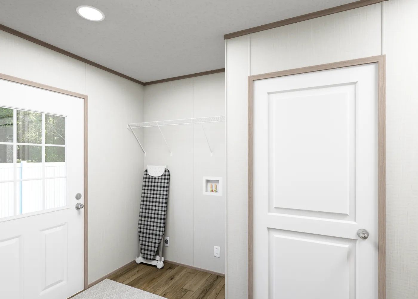 The ASPIRE Utility Room. This Manufactured Mobile Home features 3 bedrooms and 2 baths.