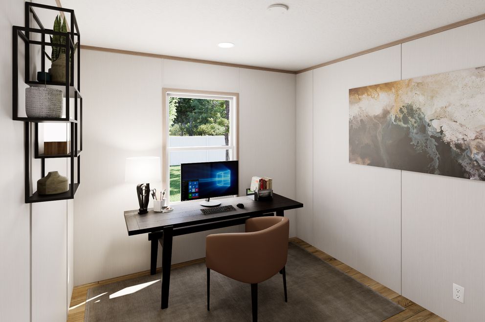 The ULTRA FLEX Bedroom. This Manufactured Mobile Home features 3 bedrooms and 2 baths.