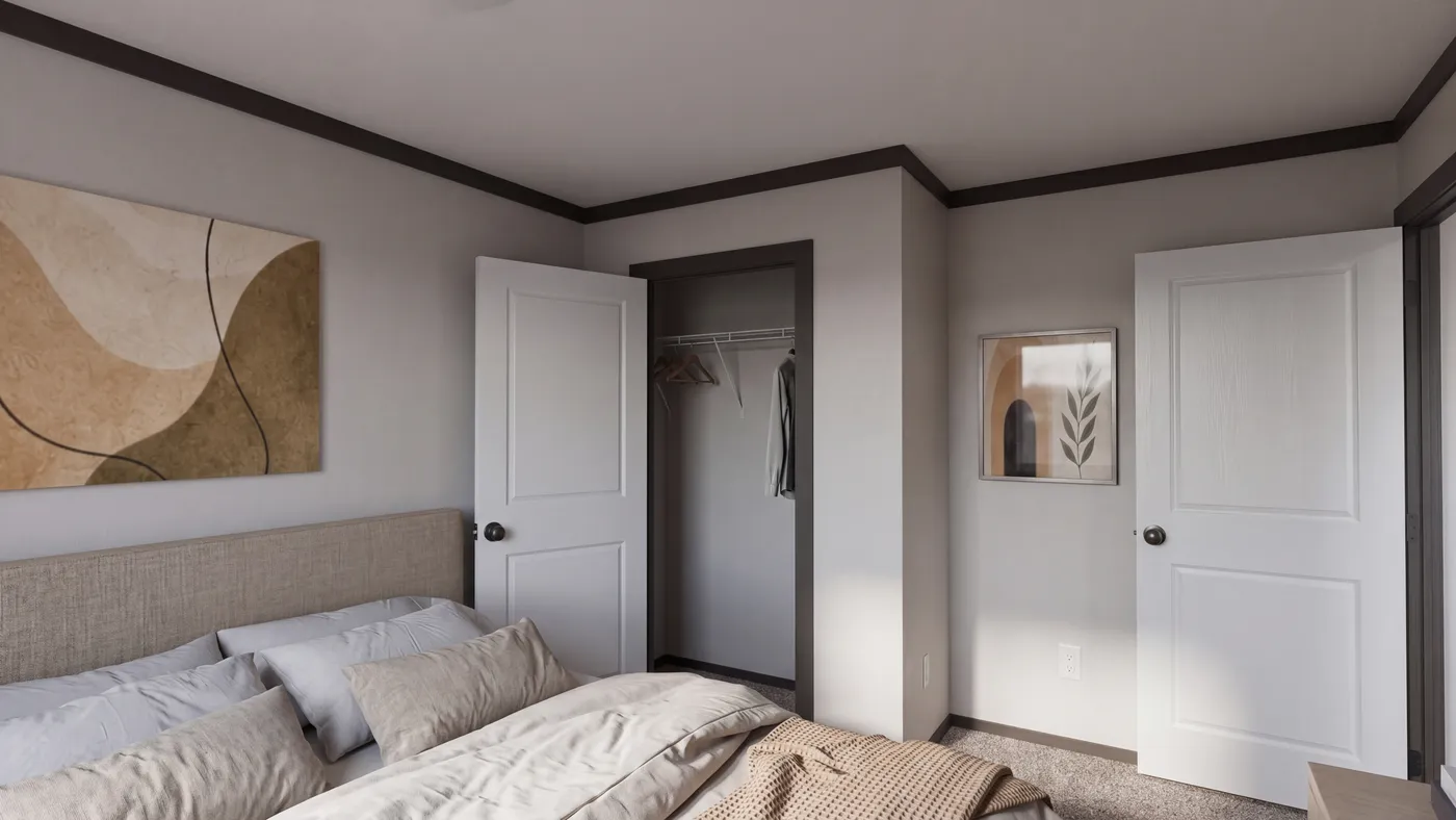 The BOUJEE 2 Bedroom. This Manufactured Mobile Home features 3 bedrooms and 2 baths.