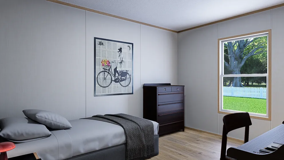 The ECLIPSE Guest Bedroom. This Manufactured Mobile Home features 4 bedrooms and 2 baths.