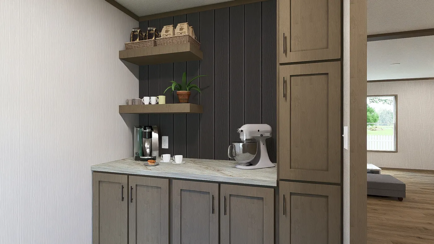 The DRAKE Kitchen. This Manufactured Mobile Home features 3 bedrooms and 2 baths.