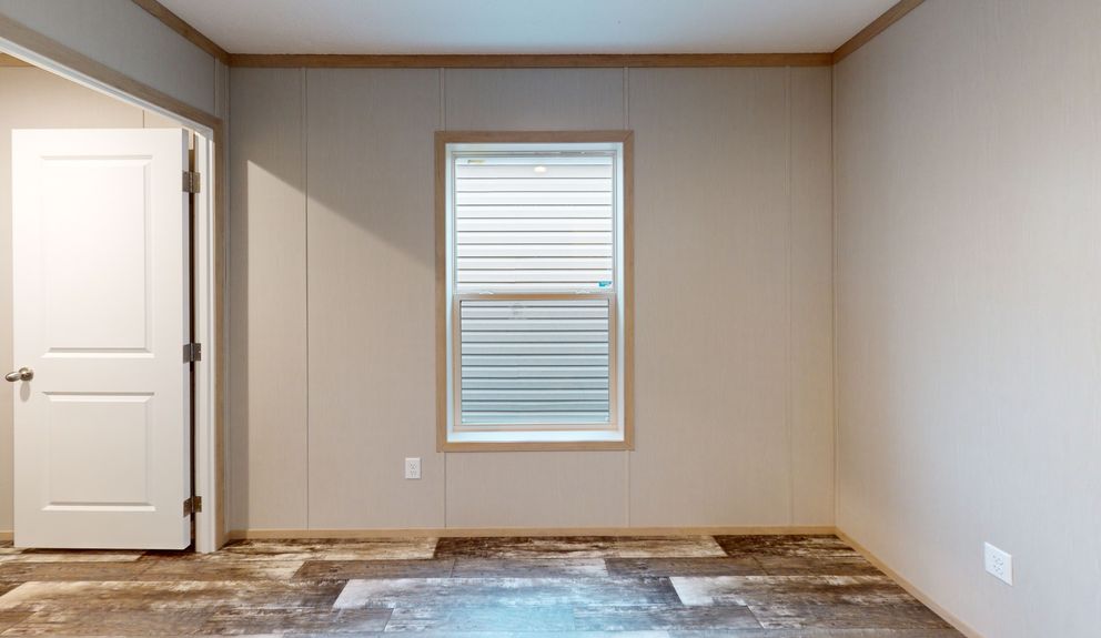The FRANKLIN Guest Bedroom. This Manufactured Mobile Home features 3 bedrooms and 2 baths.