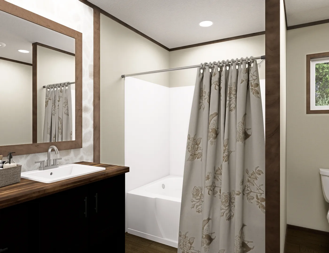 The FIJI Primary Bathroom. This Manufactured Mobile Home features 3 bedrooms and 2 baths.