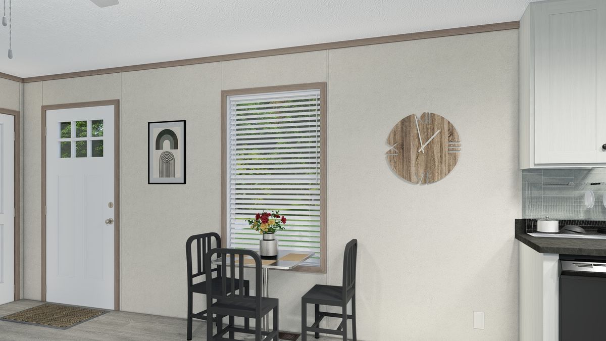 The 5216-4790 THE PULSE Foyer. This Manufactured Mobile Home features 2 bedrooms and 1 bath.