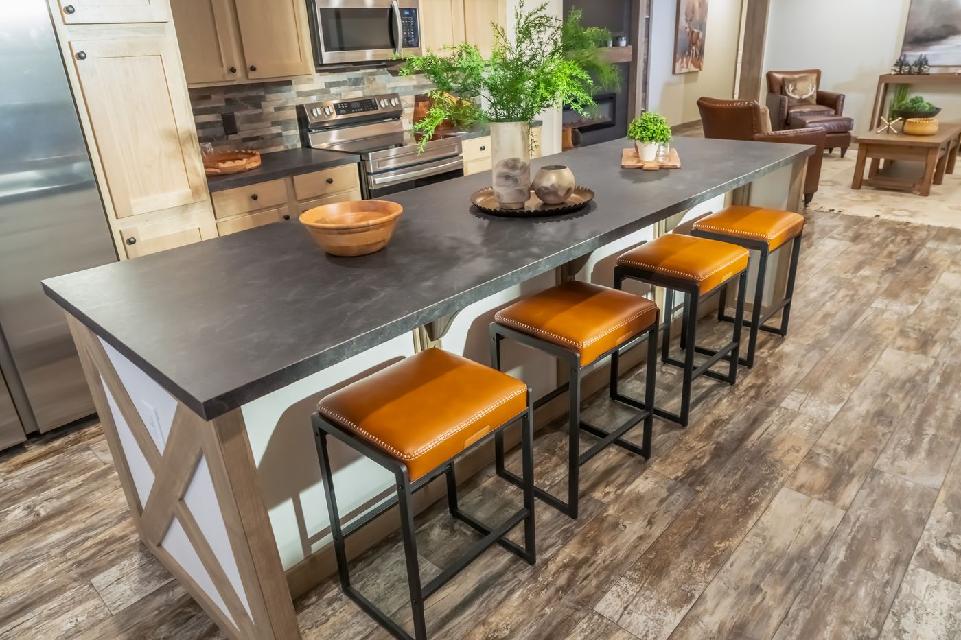 The BOUJEE PREMIER Kitchen. This Manufactured Mobile Home features 4 bedrooms and 2 baths.