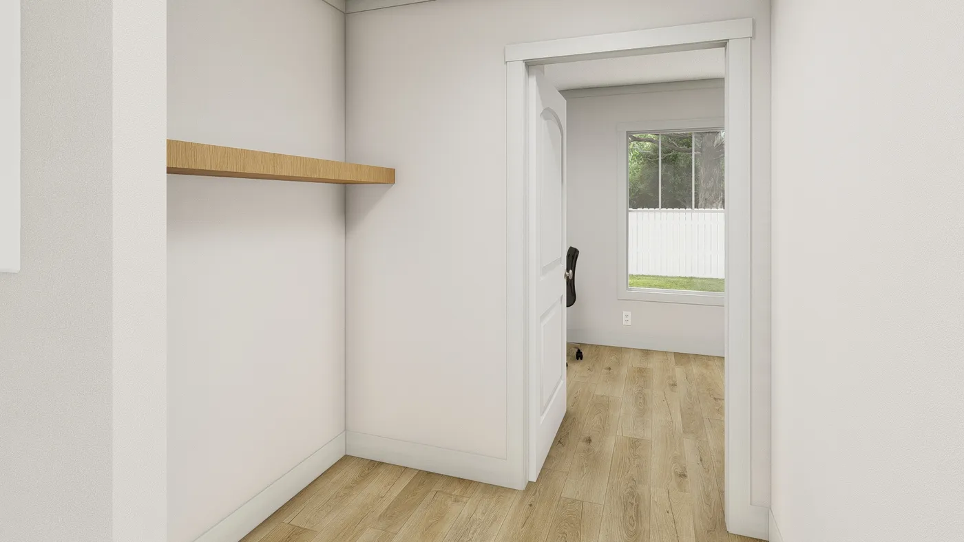 The 1010 "GOOD VIBRATIONS" 6614 Utility Room. This Manufactured Mobile Home features 3 bedrooms and 2 baths.