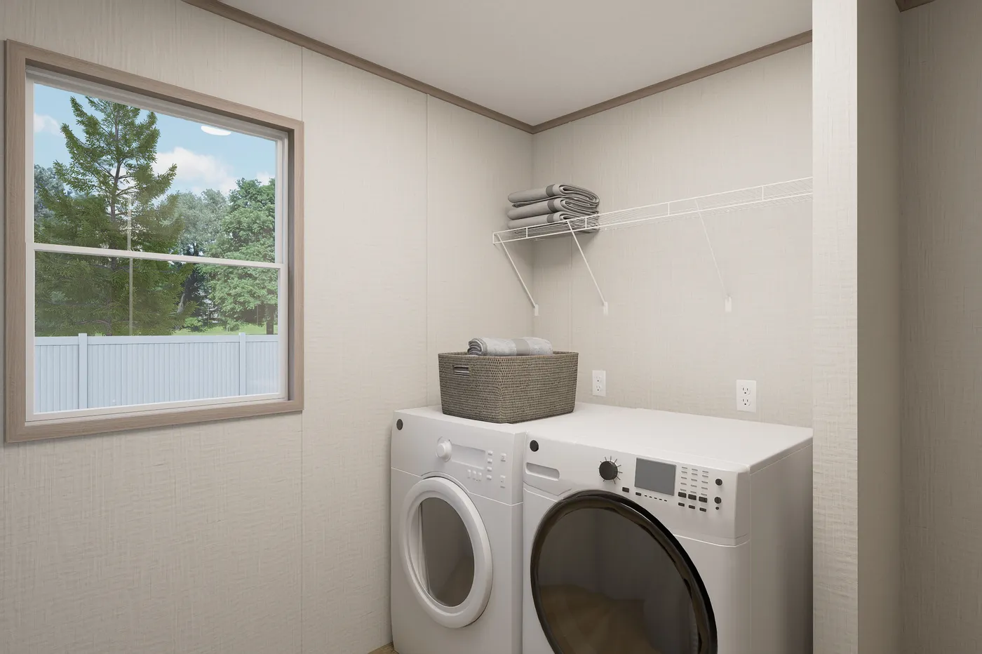 The ULTRA FLEX Utility Room. This Manufactured Mobile Home features 4 bedrooms and 2 baths.