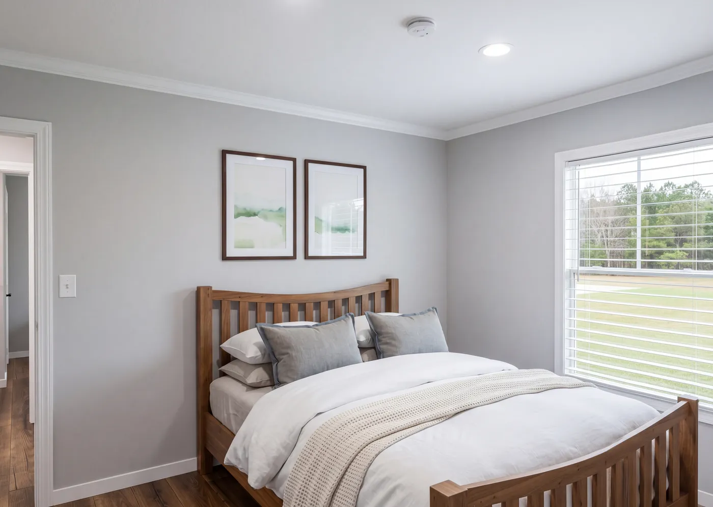 The THE ROOSEVELT Bedroom. This Manufactured Mobile Home features 4 bedrooms and 3 baths.
