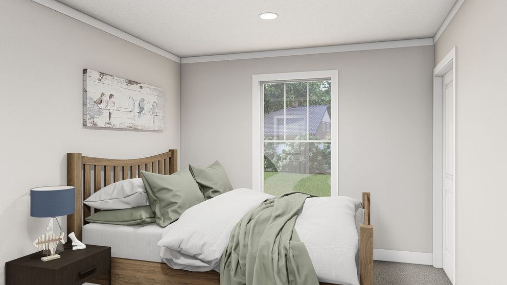 The LIMELIGHT Guest Bedroom. This Manufactured Mobile Home features 3 bedrooms and 2 baths.