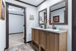 The BOUJEE XL Primary Bathroom. This Manufactured Mobile Home features 4 bedrooms and 3 baths.