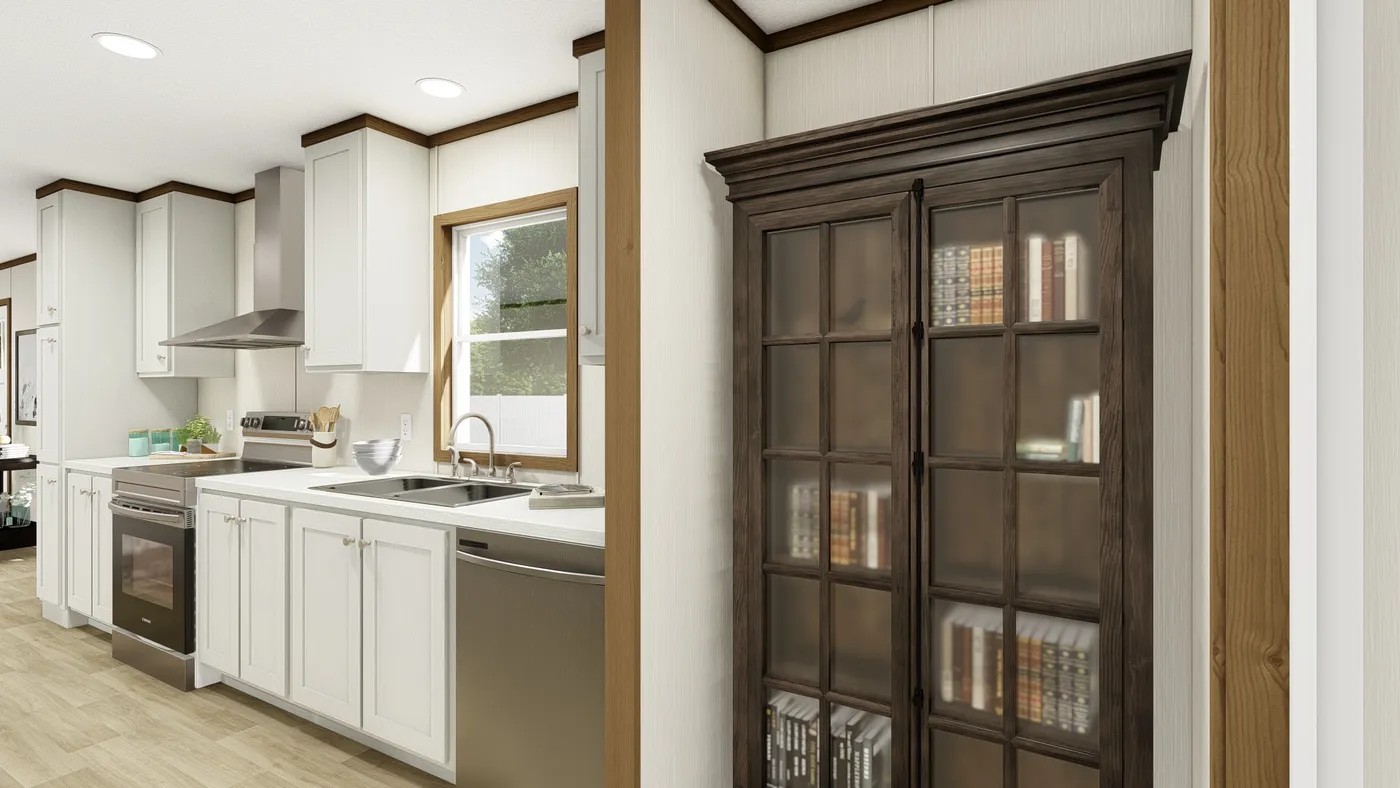 The DESIRE Flex. This Manufactured Mobile Home features 3 bedrooms and 2 baths.