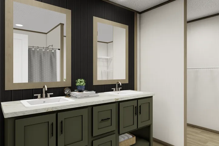 The RIO Exterior. This Manufactured Mobile Home features 3 bedrooms and 2 baths.