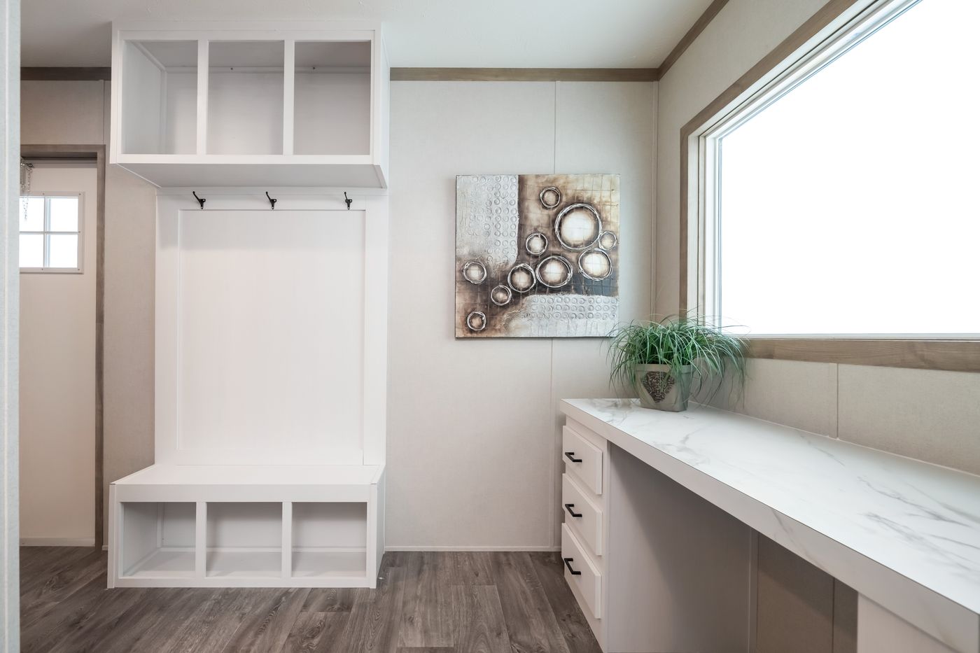 The PT 78 Utility Room. This Manufactured Mobile Home features 3 bedrooms and 2 baths.
