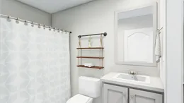 The FALCON 56B Guest Bathroom. This Manufactured Mobile Home features 3 bedrooms and 2 baths.