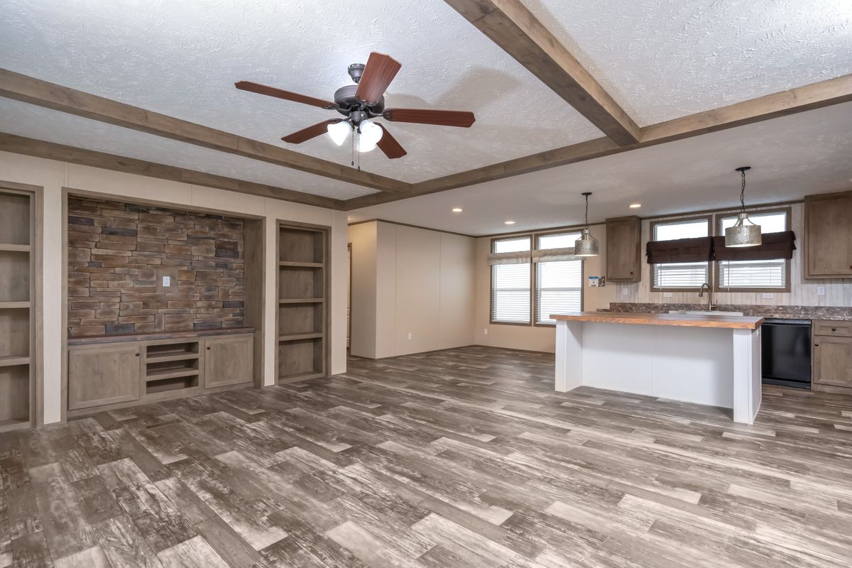 The NUMBER ONE Exterior. This Manufactured Mobile Home features 3 bedrooms and 2 baths.
