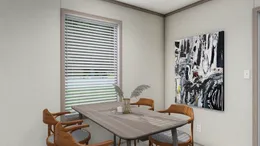 The 7616-4700 THE PULSE Dining Area. This Manufactured Mobile Home features 3 bedrooms and 2 baths.