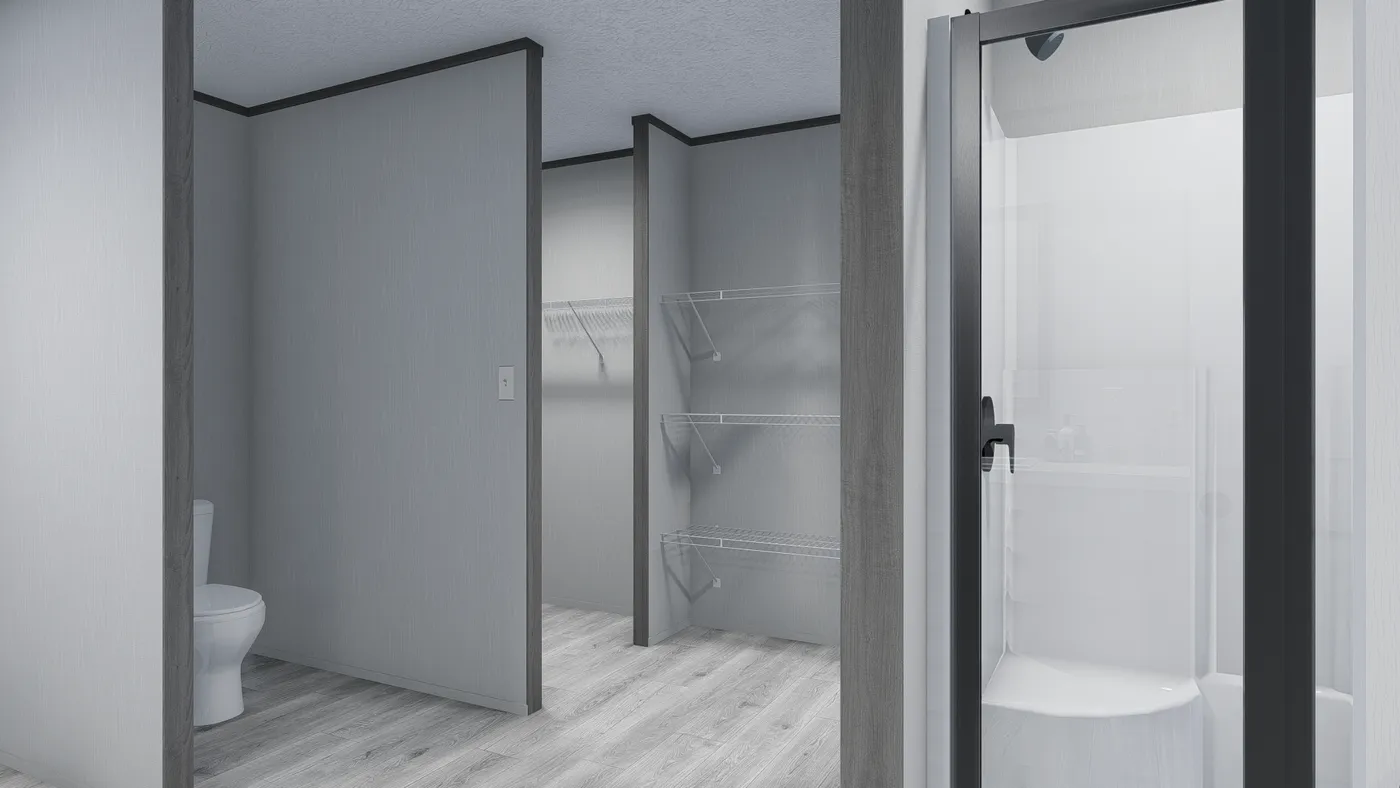 The VISION Primary Bathroom. This Manufactured Mobile Home features 4 bedrooms and 2 baths.