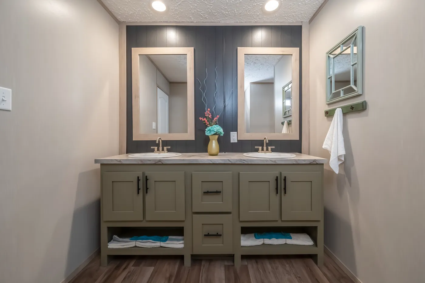 The DESOTO Primary Bathroom. This Manufactured Mobile Home features 3 bedrooms and 2 baths.
