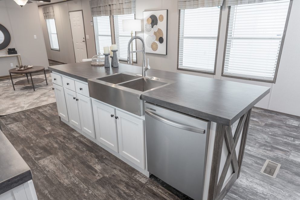 The THE GENERAL Kitchen. This Manufactured Mobile Home features 3 bedrooms and 2 baths.