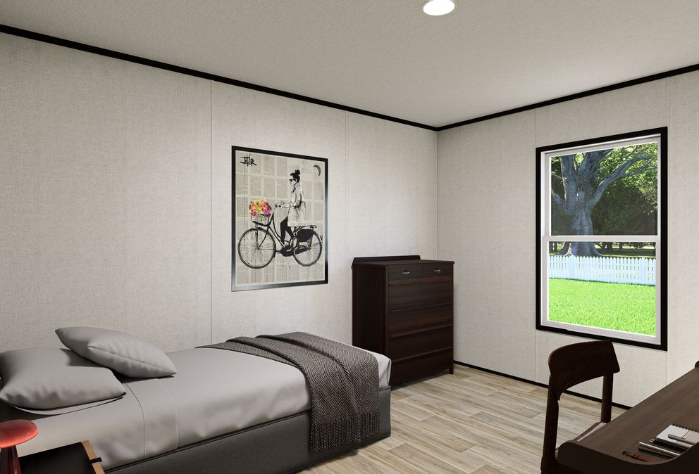 The ECLIPSE Guest Bedroom. This Manufactured Mobile Home features 4 bedrooms and 2 baths.
