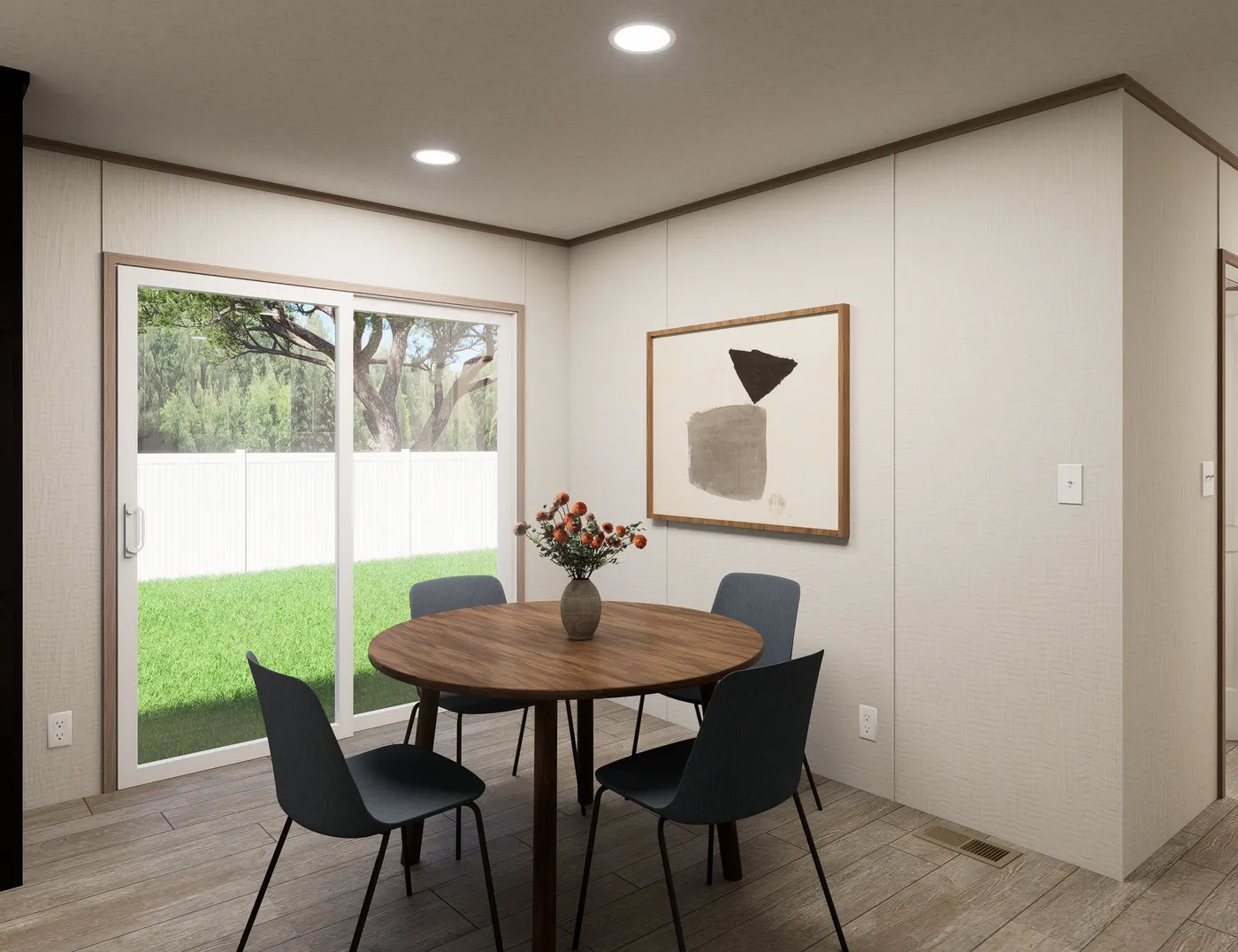 The ULTRA PRO HERCULES 28X68 3BR Dining Area. This Manufactured Mobile Home features 3 bedrooms and 2 baths.