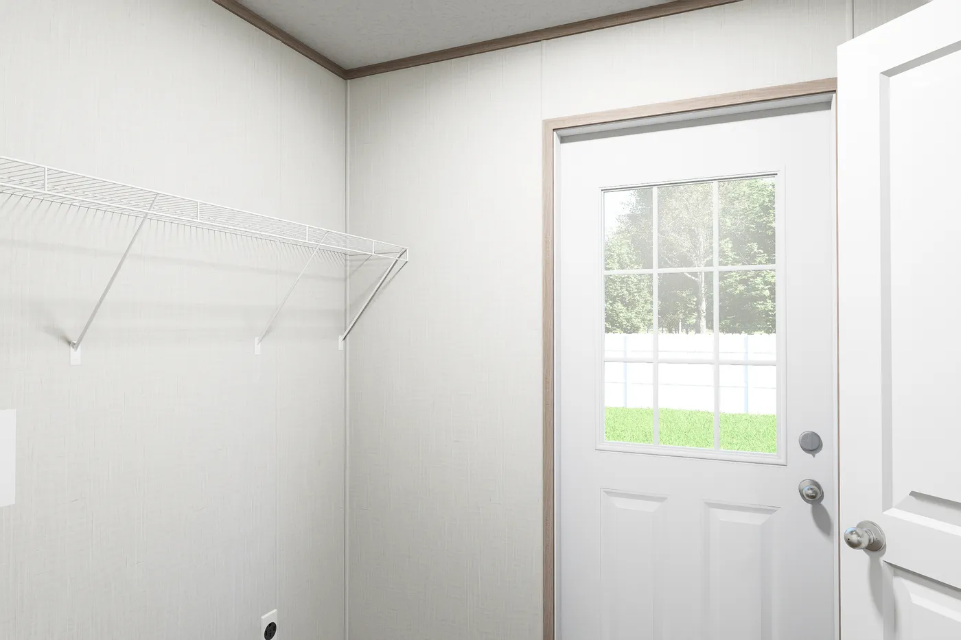 The ATLAS Utility Room. This Manufactured Mobile Home features 2 bedrooms and 2 baths.