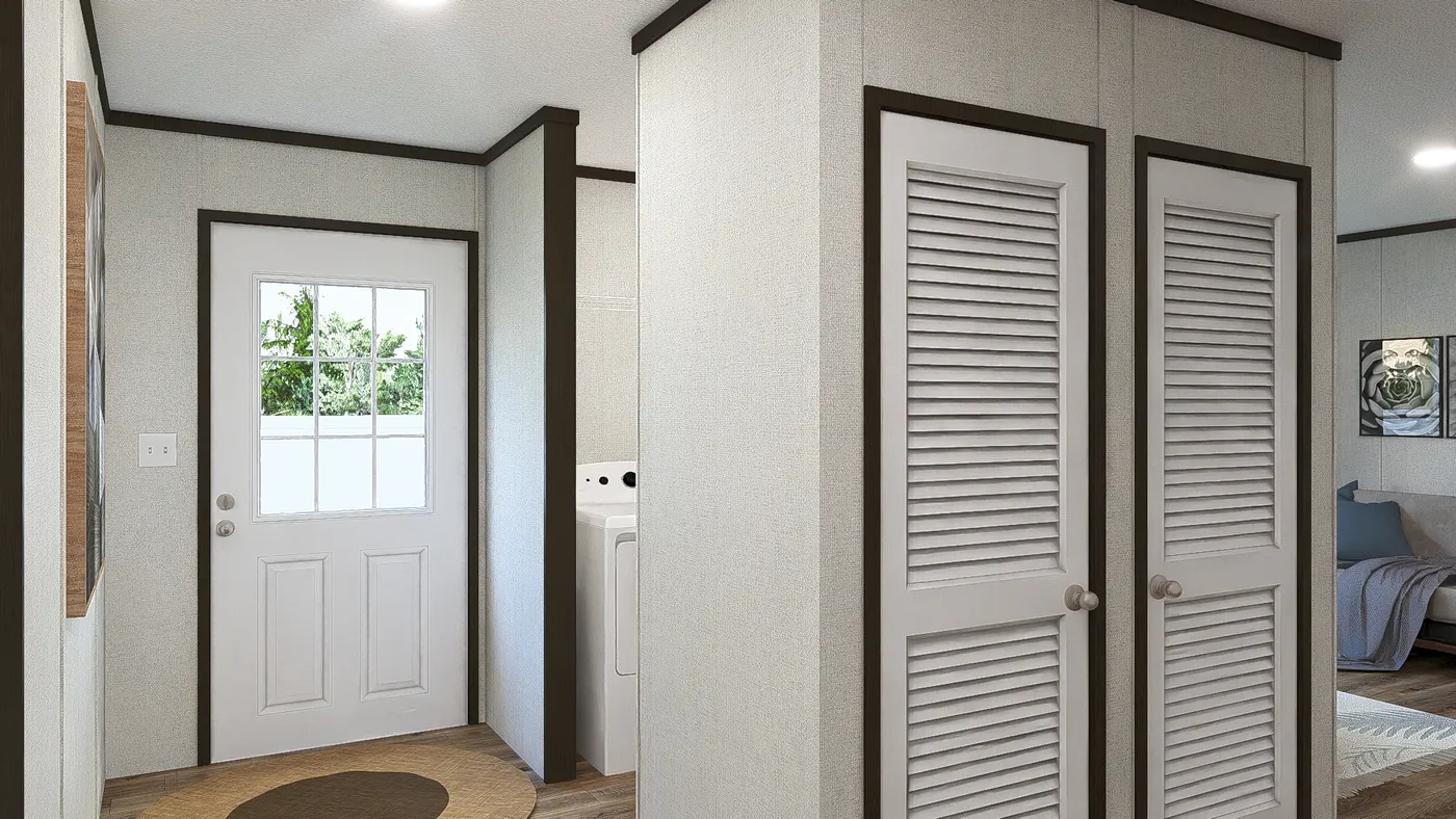 The AMBITION Utility Room. This Manufactured Mobile Home features 4 bedrooms and 2 baths.