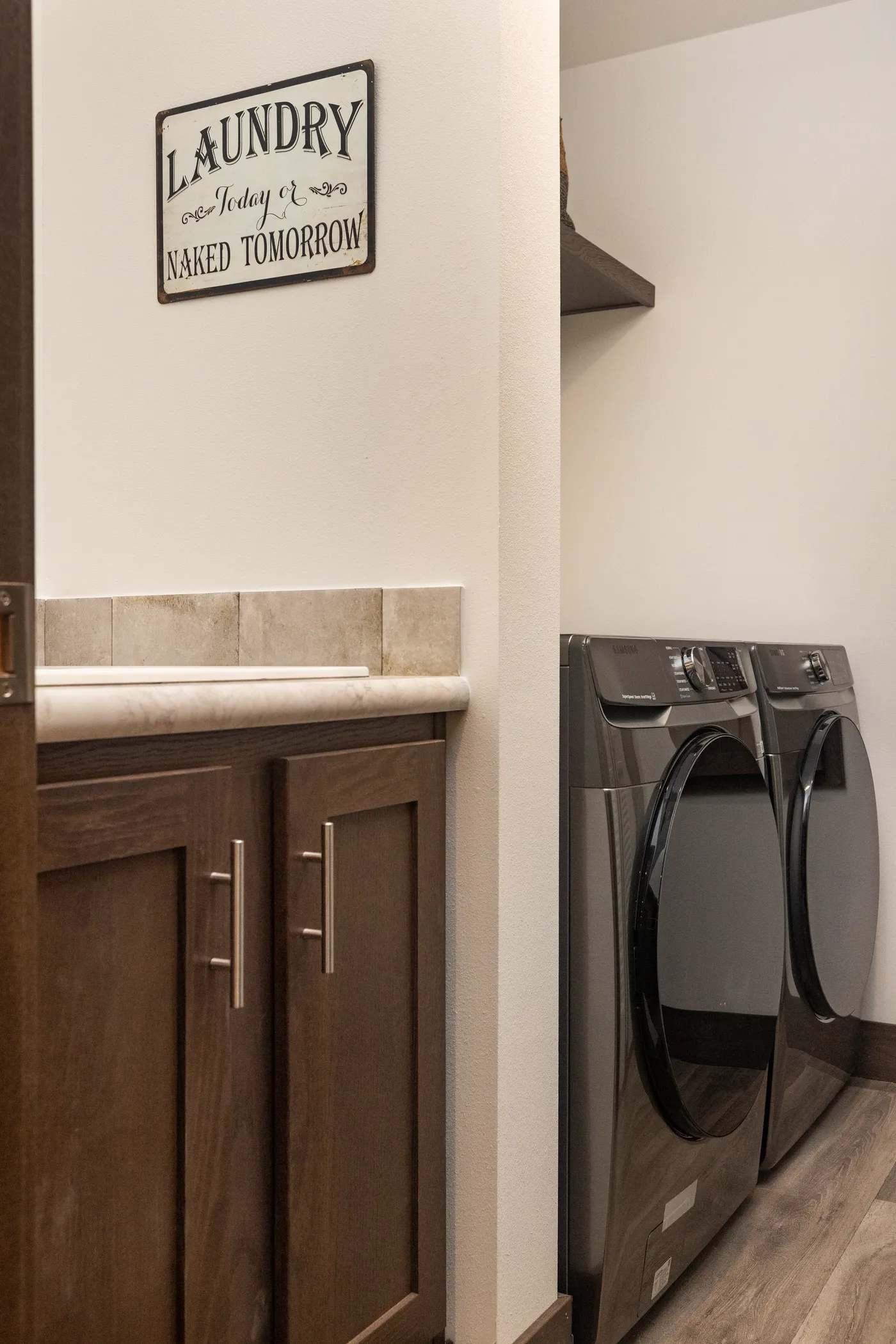 The LEGEND 78 Utility Room. This Manufactured Mobile Home features 3 bedrooms and 2 baths.