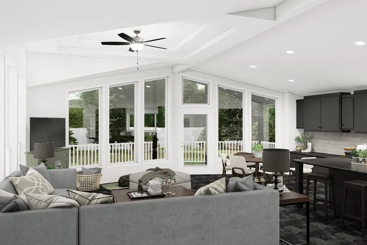The ING564F SHASTA              GW Foyer. This Manufactured Mobile Home features 3 bedrooms and 2 baths.