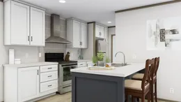 The LEWIS Kitchen. This Manufactured Mobile Home features 2 bedrooms and 2 baths.