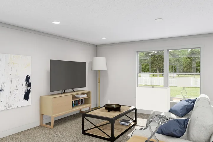 The HEY JUDE Living Room. This Manufactured Mobile Home features 5 bedrooms and 2 baths.