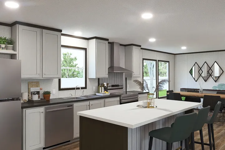 The OCCASION Kitchen. This Manufactured Mobile Home features 4 bedrooms and 2 baths.